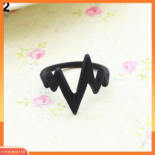 Perhiasan Cincin Unisex: Bentuk Panah Zigzag Untuk Hadiah