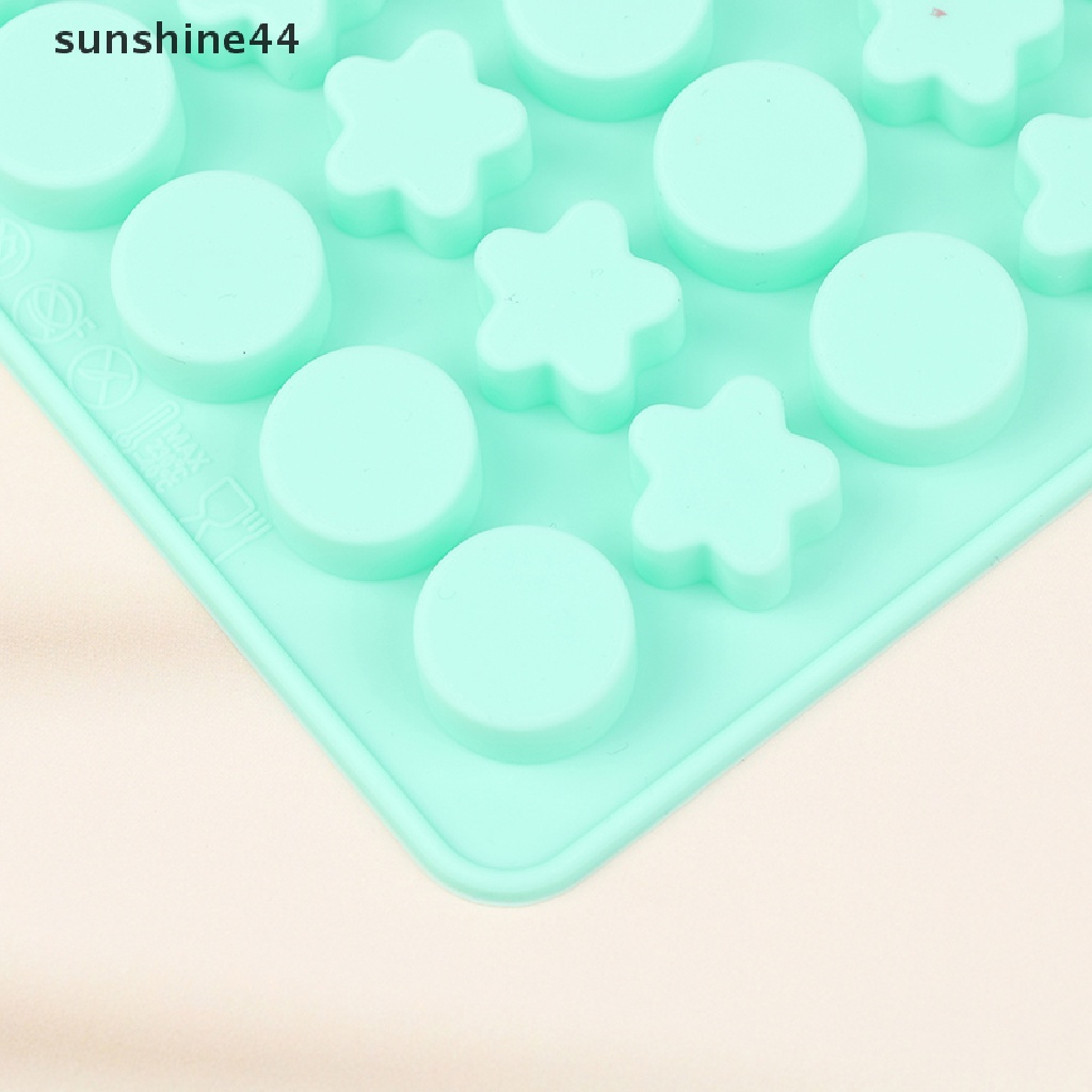 Sunshine Cetakan Coklat Silikon Pentagram Mini Jelly ar Mold Dapur Baking ID
