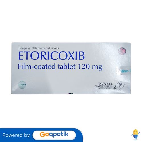 ETORICOXIB NOVELL 120 MG BOX 30 TABLET