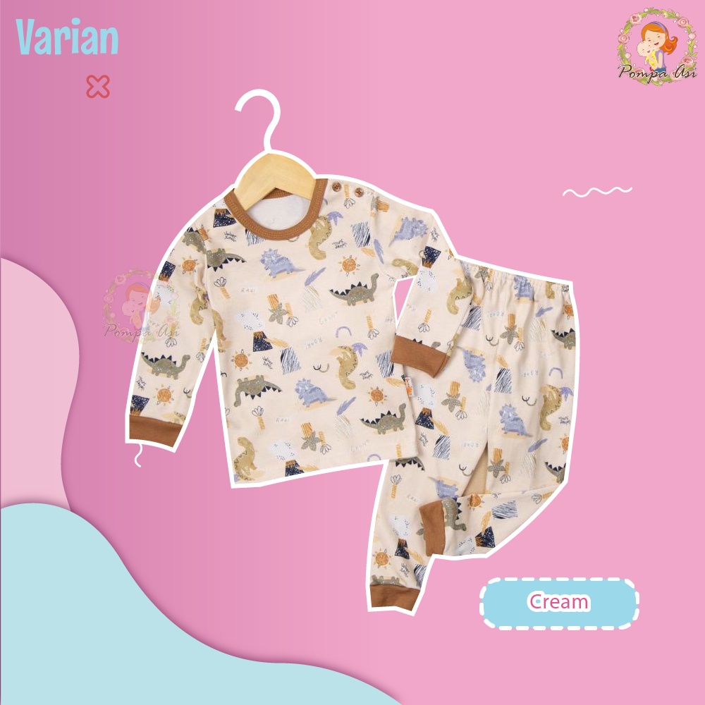 Setelan Piyama Pajamas Panjang Velvet Junior Anak 2-9 Tahun Termurah By Mallpompaasi