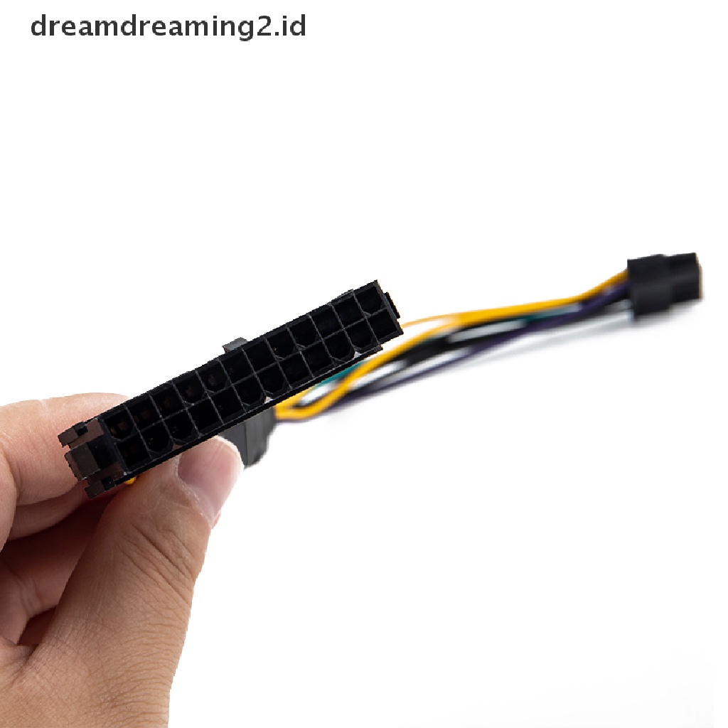 (hot) Atx 24Pin To Motherboard 8Pin Optiplex 3020 7020 9020kabel Power Adaptor Server//