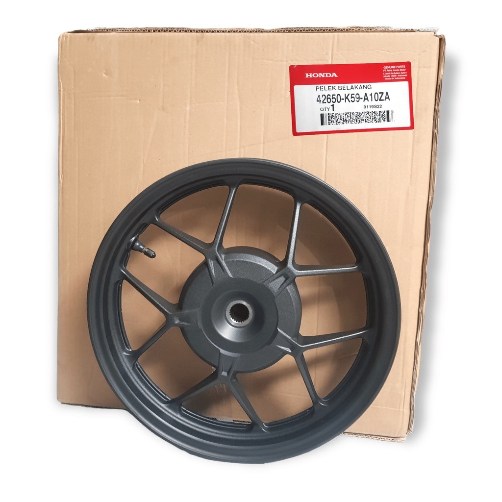 42650-K59-A10ZA VELK VELG PELEG PELEK VELEG BLK BLKG BELAKANG PLUSH PLUS DOP VARIO 125 150 LED 2015 