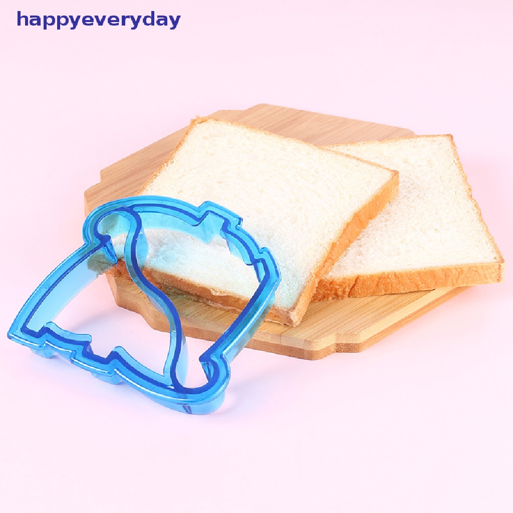 [happy] Lunch DIY Sandwiches Cutter Cetakan Makanan Cutg Die Roti Biskuit Mold Tools [ID]