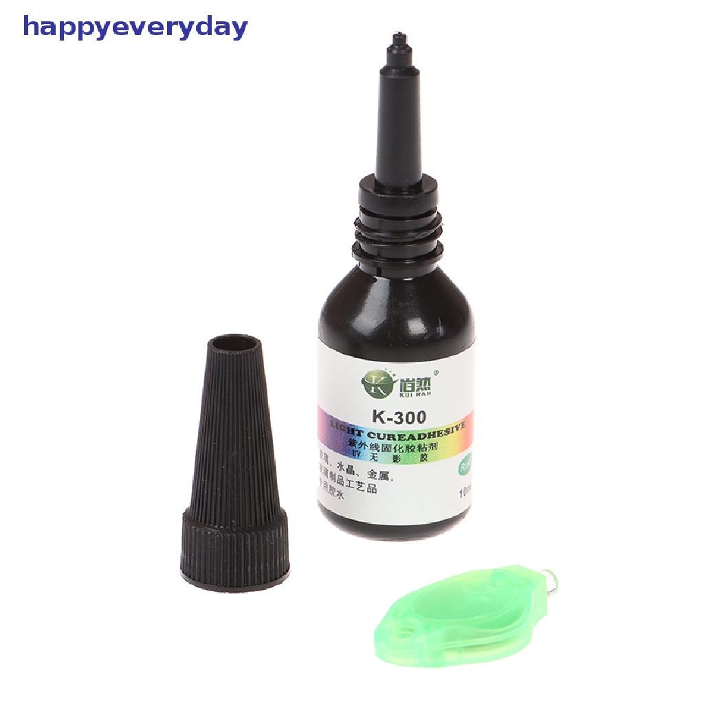 [happy] Lem UV 10ml UV Curing Adhesive K-300 Kaca Kristal Transparan Dengan Senter [ID]
