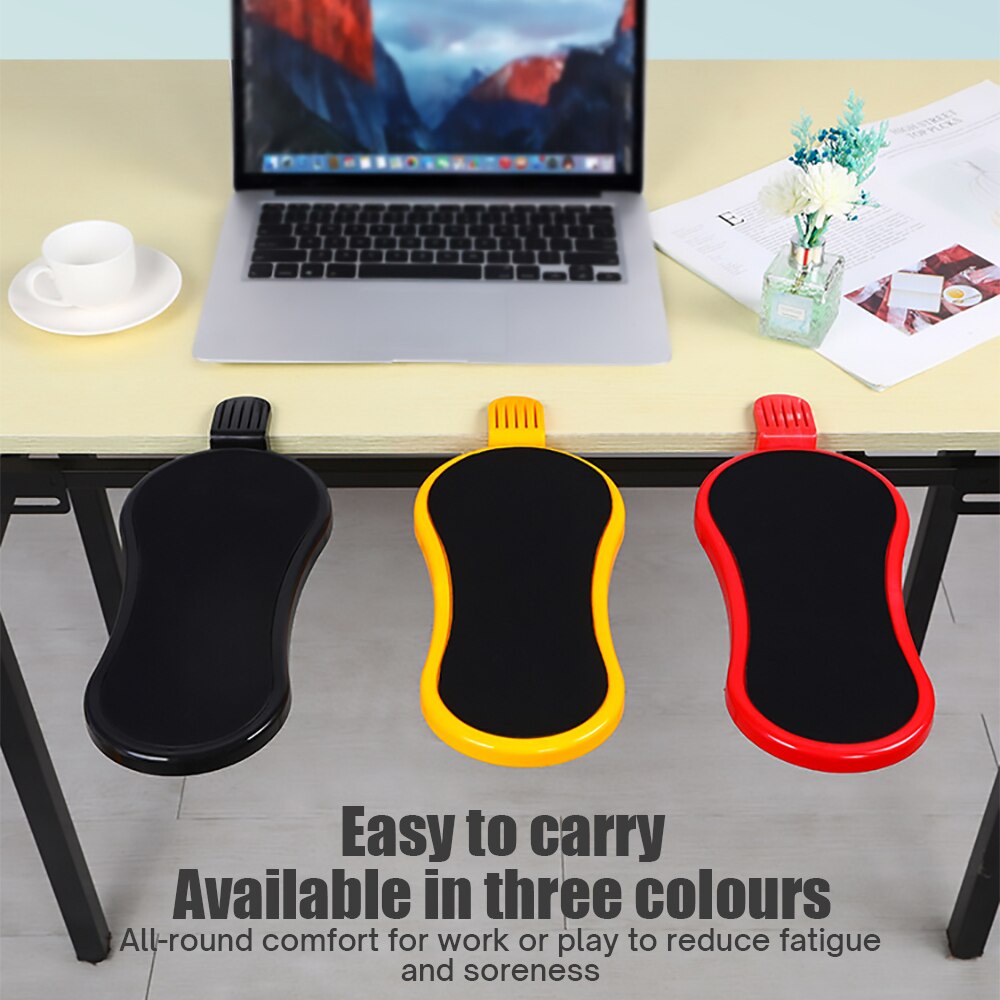 Armrest Pad Desk Computer Table Support Mouse Arm Wrist Rest Desktop Extension Tangan Bahu Melindungi Papan Yang Dapat Dipasang Mousepad