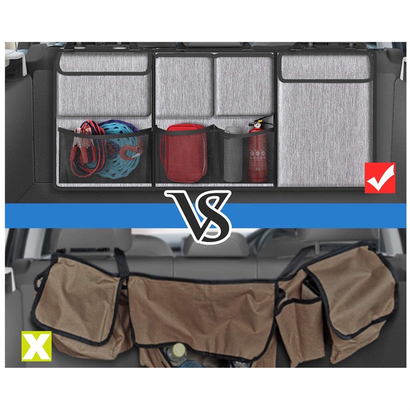 [AYBX] Car Storage Organizer Tas Bagasi Mobil Universal Kapasitas Besar Tas Penyimpanan Kursi Belakang Cargo Holder Pocket Organizers Universal