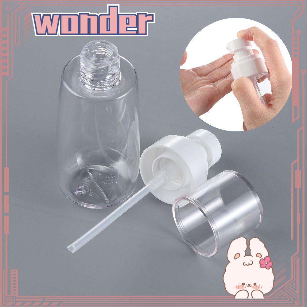 Wonder 30/50/100ml Dispenser Sabun Perlengkapan Rumah Mandi Shampoo Shower Gel Wadah Pompa Plastik