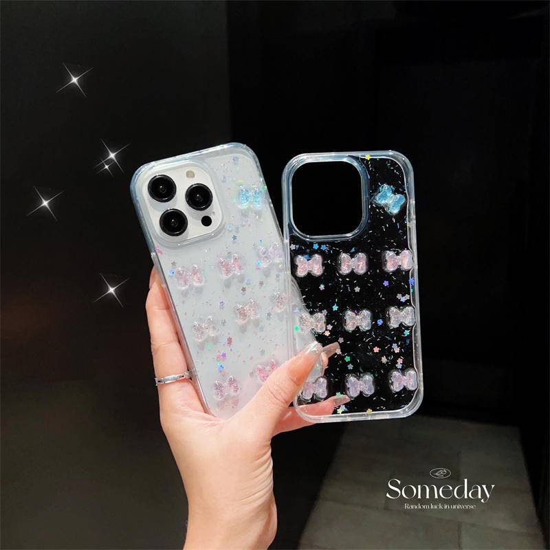 Casing Ponsel Kupu-Kupu Lucu 3D Untuk Iphone14 13 12 11 Pro MAX Plus Cover TPU Mini Lembut Untuk iPhone X XS MAX XR 7 8 Plus SE 2022 2020 14Plus 13Mini 12Mini