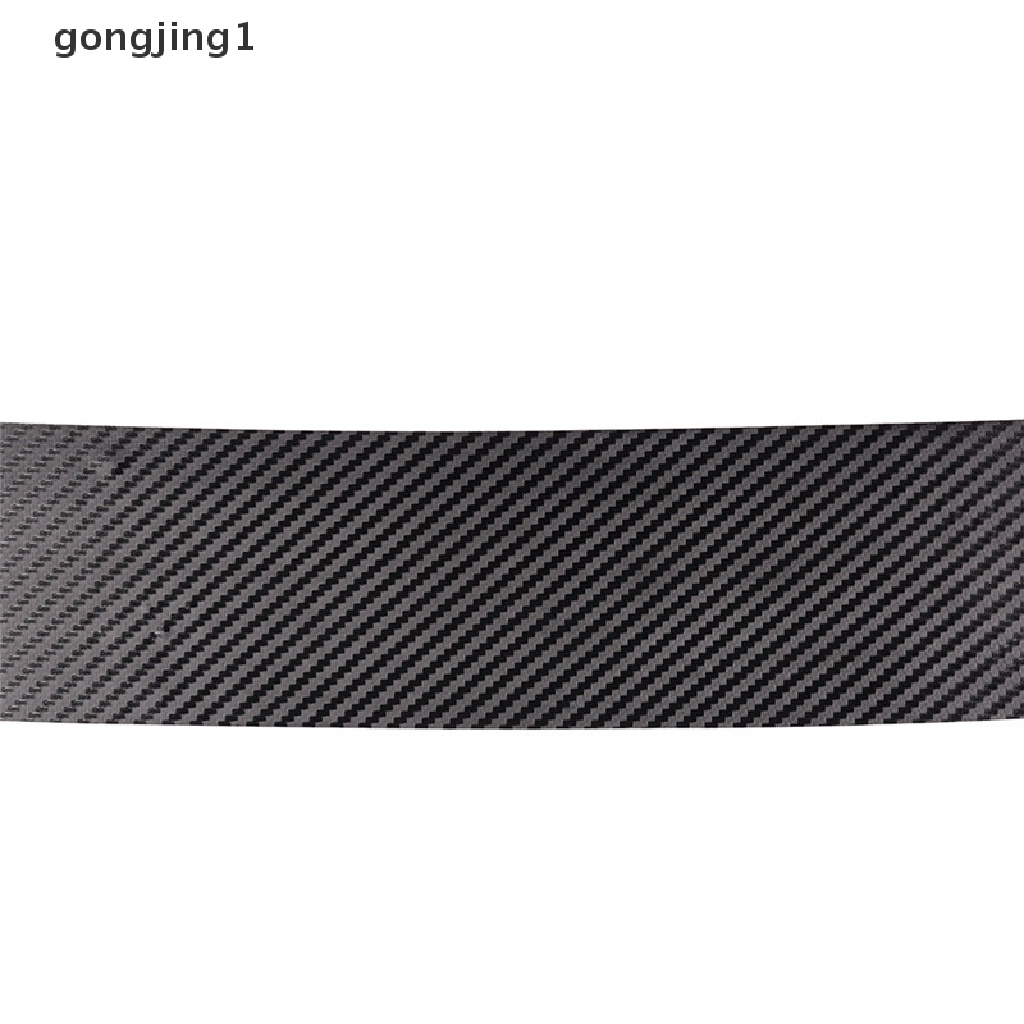 Stiker Bumper Belakang GGG Waterproof Carbon Fiber Trim Protector ID