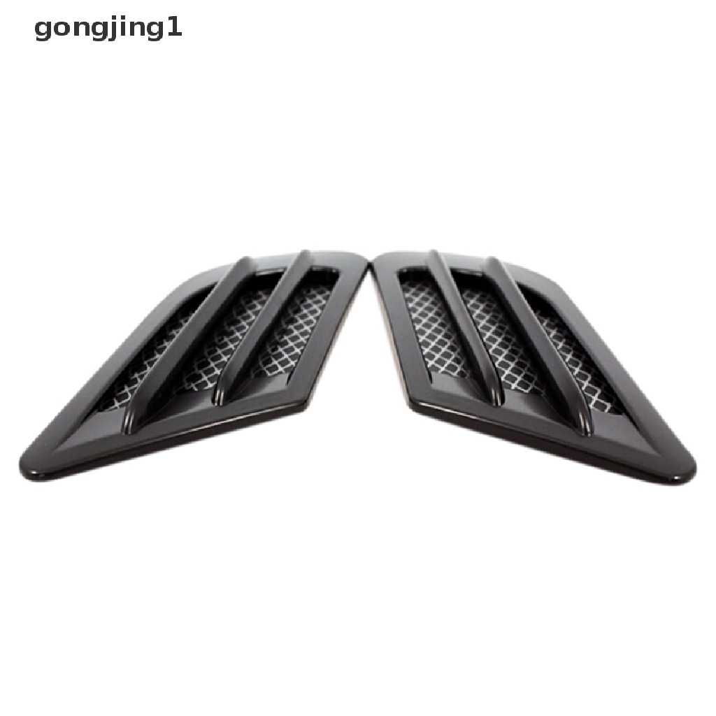 Ggg Penutup Lubang Ventilasi Aliran Udara Samping Mobil Fender Intake Grille Duct Dekorasi Sticker ID