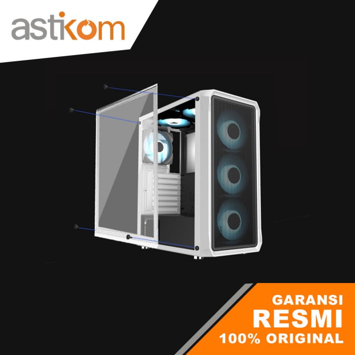 Casing PC VenomRX Genjiro White ATX