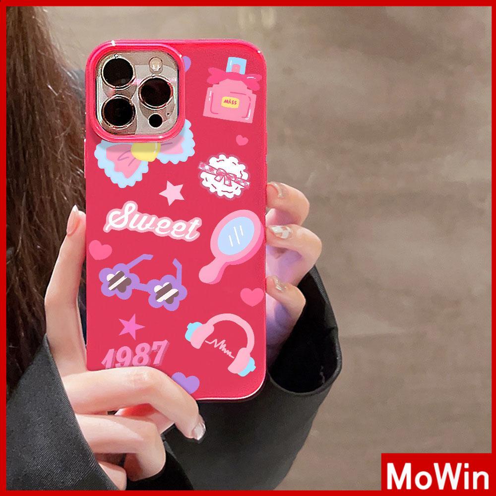 For iPhone 14 Pro Max iPhone Case Pink Glossy TPU Soft Case Shockproof Protection Camera Pink Sweet Bow Compatible with iPhone 13 Pro max 12 Pro Max 11 xr xs max 7Plus 8Plus