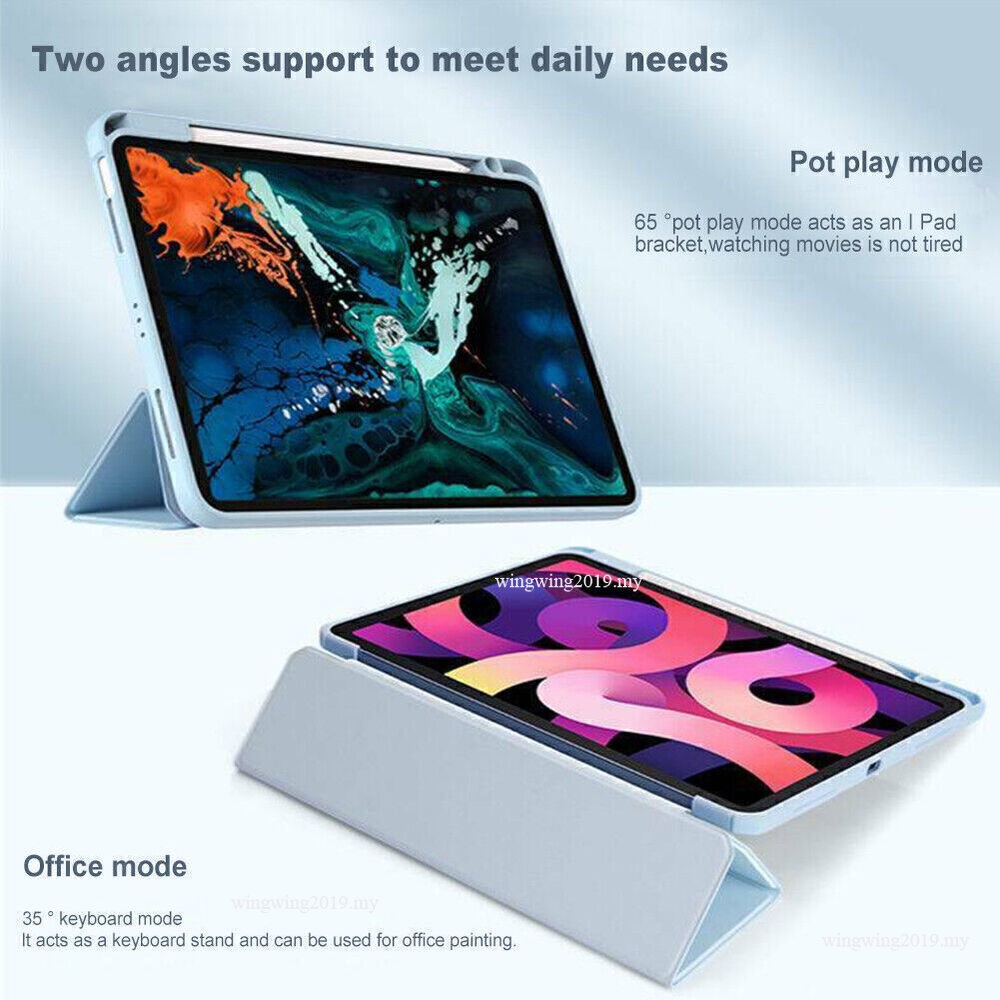 Casing Bening Untuk iPad 10th Gen 10.9 Inch (2022) Beragam Sudut Melihat TPU Cover 9th 8th 7th 6th 5th Generasi 10.2 ''2021Kas Shockproof Bening Transparan Penutup Belakang