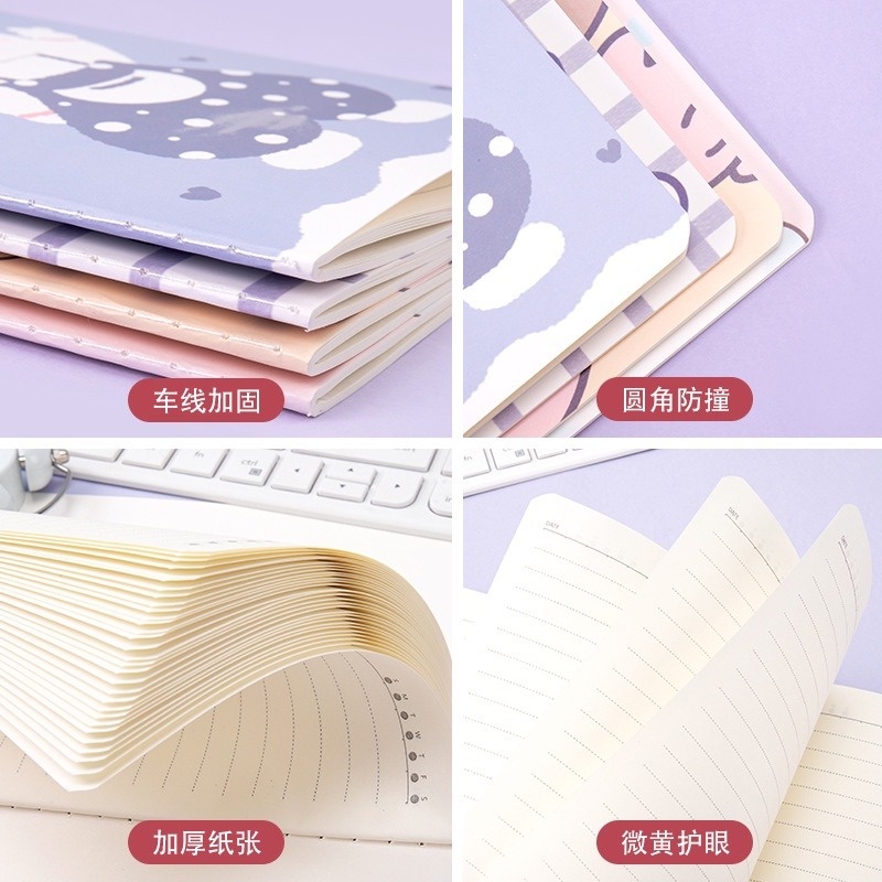 Note Book Momo Karakter Buku Tulis Garis Motif Lucu A5 30 Lembar