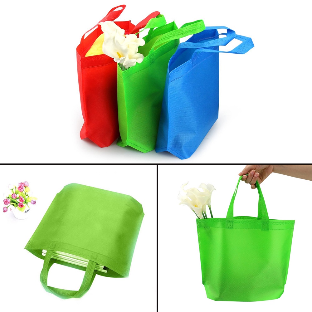 Yamata Goodie Bag Tas Belanja Polos Warna Warni 43 x 30 x 10 Cm / Tote Bag Polos Premium / Tas Hampers Lebaran Ulang Tahun