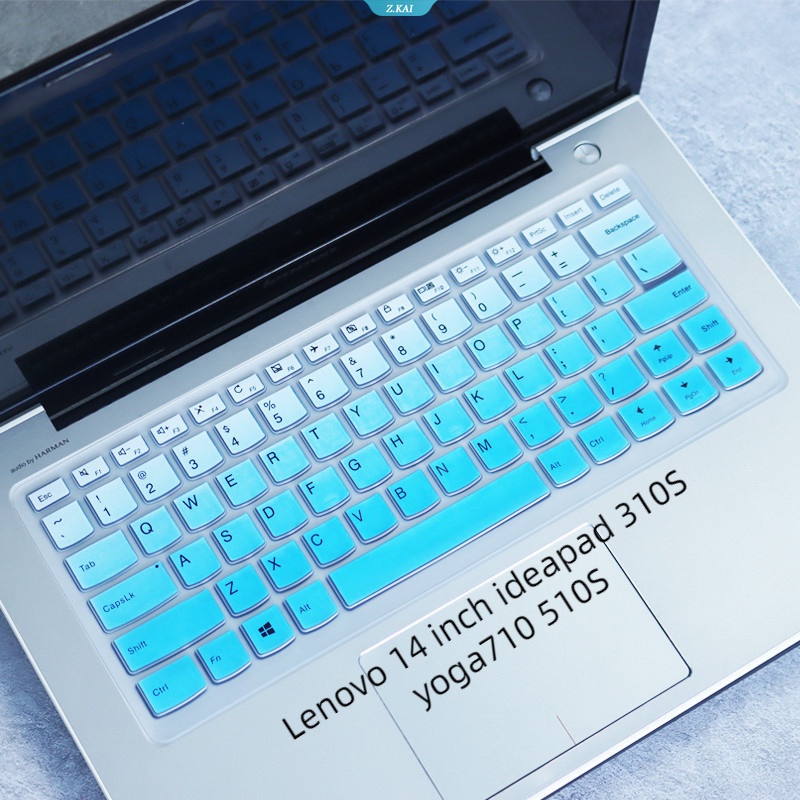 Cover Keyboard Komputer Untuk Lenovo 14inch Ideapad 310S Yoga710 510S Waterproof Film Pelindung Silikon Full Coverage [ZK]