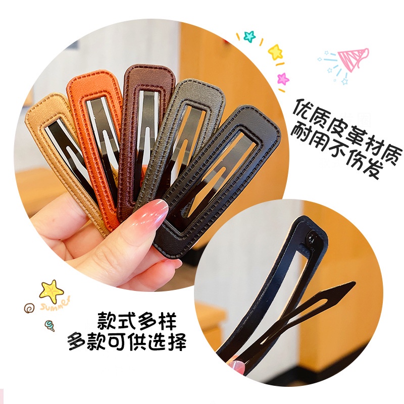 2023new Hair Clip Female Poni Samping Folder Belakang Kepala Jepit BB Rambut Patah
