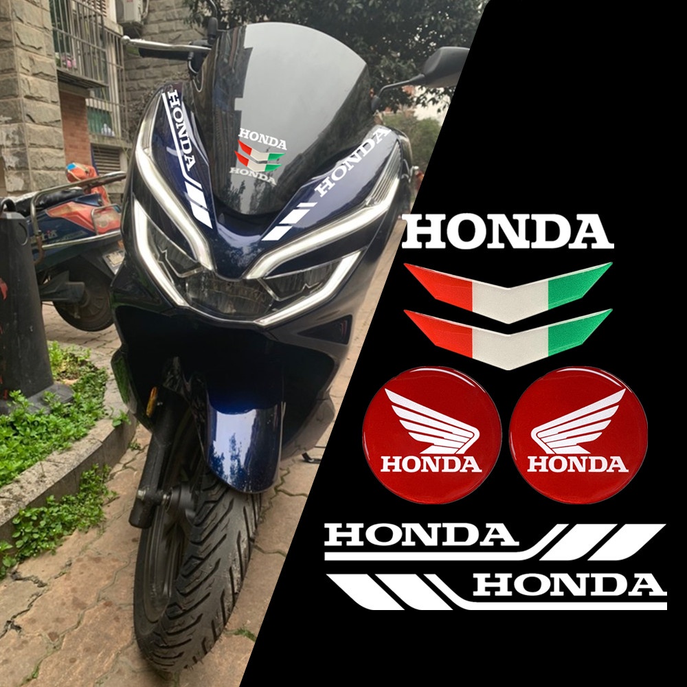 Honda Motor Stiker Reflektif Lem Lembut Mobil Styling Decals Epoxy Dimodifikasi Sidebar Dekorasi Untuk HONDA PCX150 PCX160 Forza ADV160 CB CBR Klik