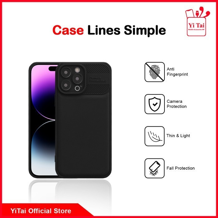 YI TAI - YC33 Case Lines Simple Oppo A16 A16K A16E