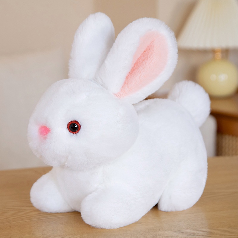 15 /20/30cm Boneka Kelinci Lucu Little White Rabbit Plush Toy Doll Rabbit Year Mascot Doll Zodiak Hadiah