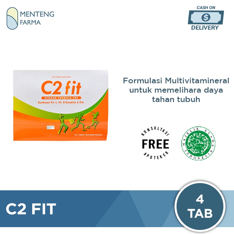 C2FIT 4 Tablet - Suplemen Vitamin C