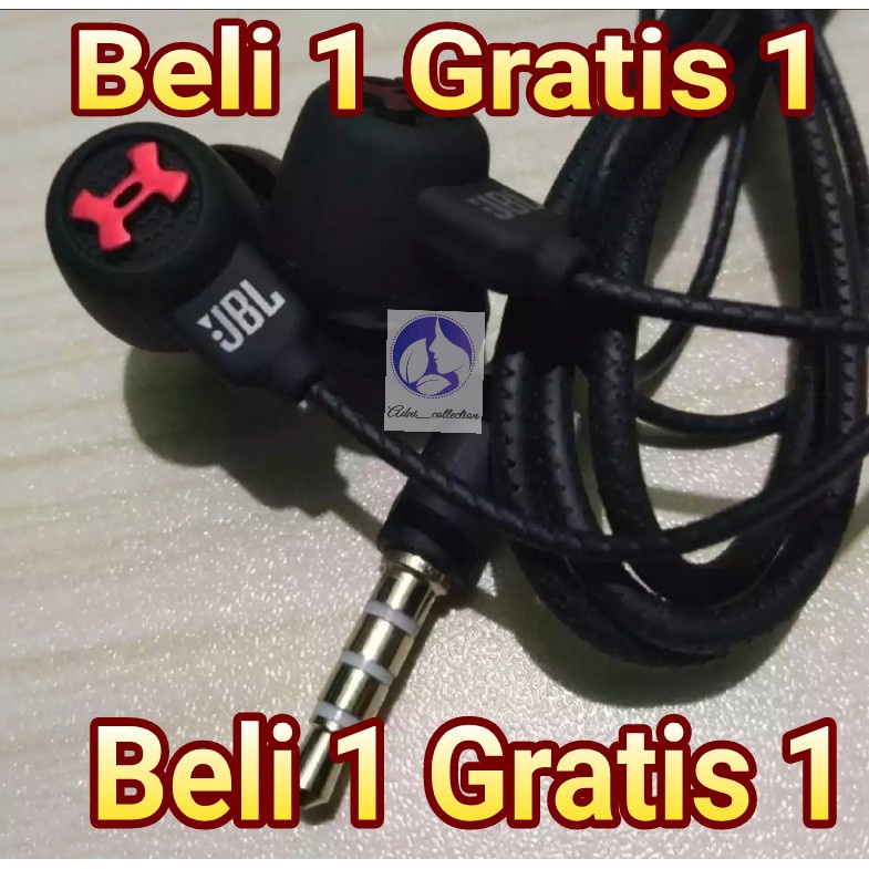 BELI 1 GRATIS 1 HEADSET / HANDSFREE UNIVERSAL BUAT SEMUA TYPE HP ANDROID ( JBL PM02 ) EXTRA BASS , FULL BASS , BISA DIGUNAKAN SEPERTI OPPO / VIVO / REALME / XIAOMI REDMI / INFINIX / POCO &amp; LAIN LAIN BISA COD oem