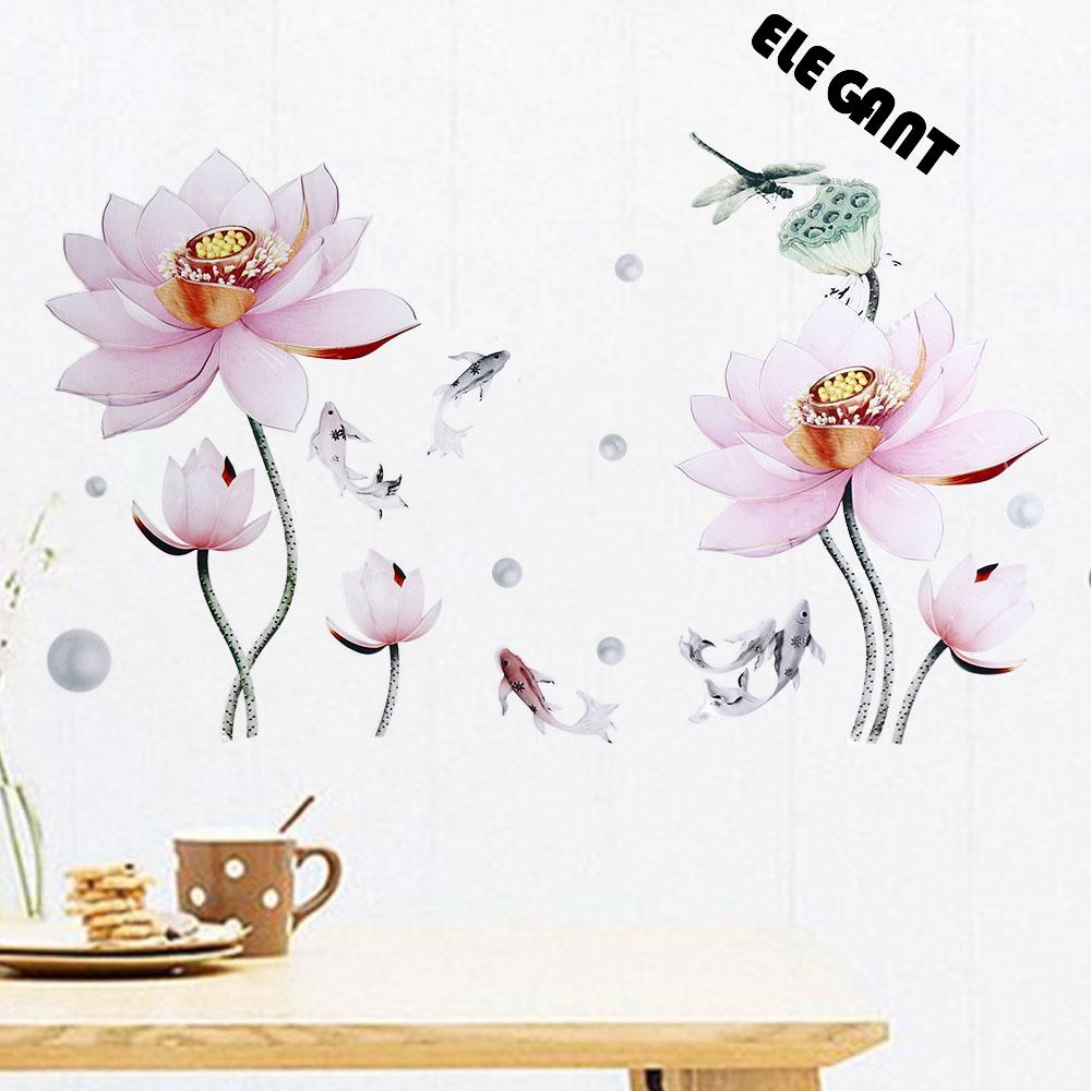 [Elegan] Wallpaper 2pcs/set Capung Hidup 3D DIY Dekorasi Rumah Sofa Latar Belakang Dinding Mode Di Dalam Ruangan Dekorasi Mural Decal