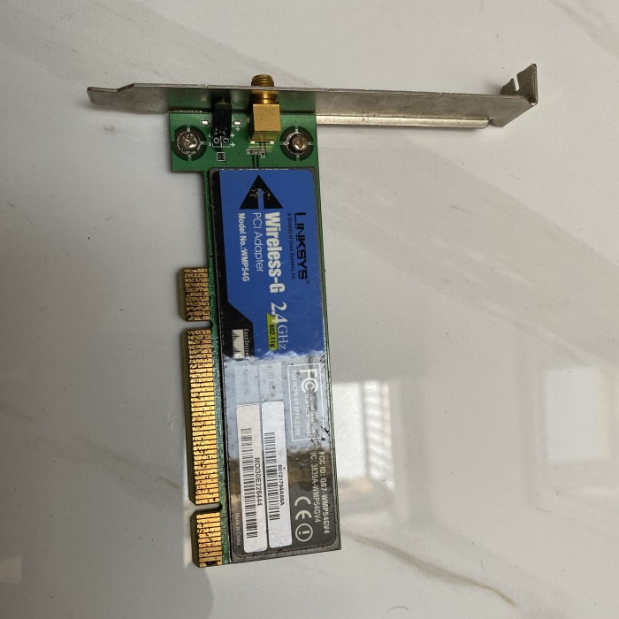 Linksys wireless wmp54g tanpa antena