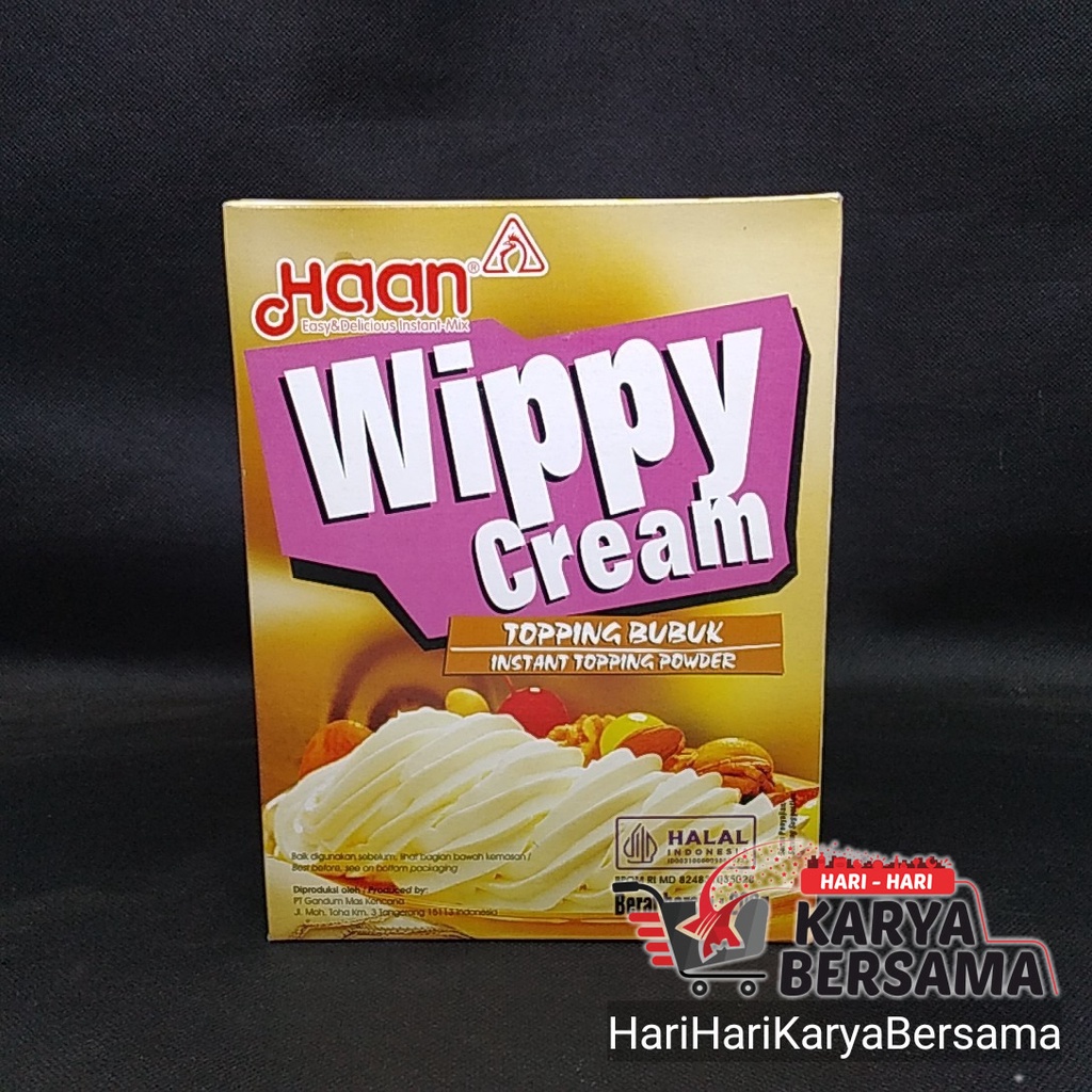 

HAAN INSTANT TOPPING POWDER WIPPY CREAM 200GR