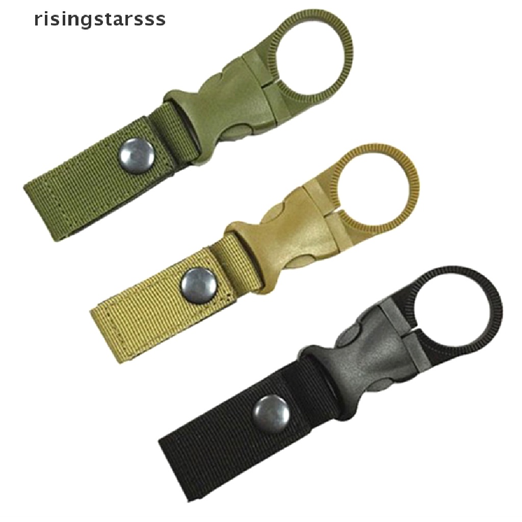 Rsid Span-new Klip Penahan Botol Air Outdoor Camping Hiking Tactical Gantung Sabuk Gesper Jelly