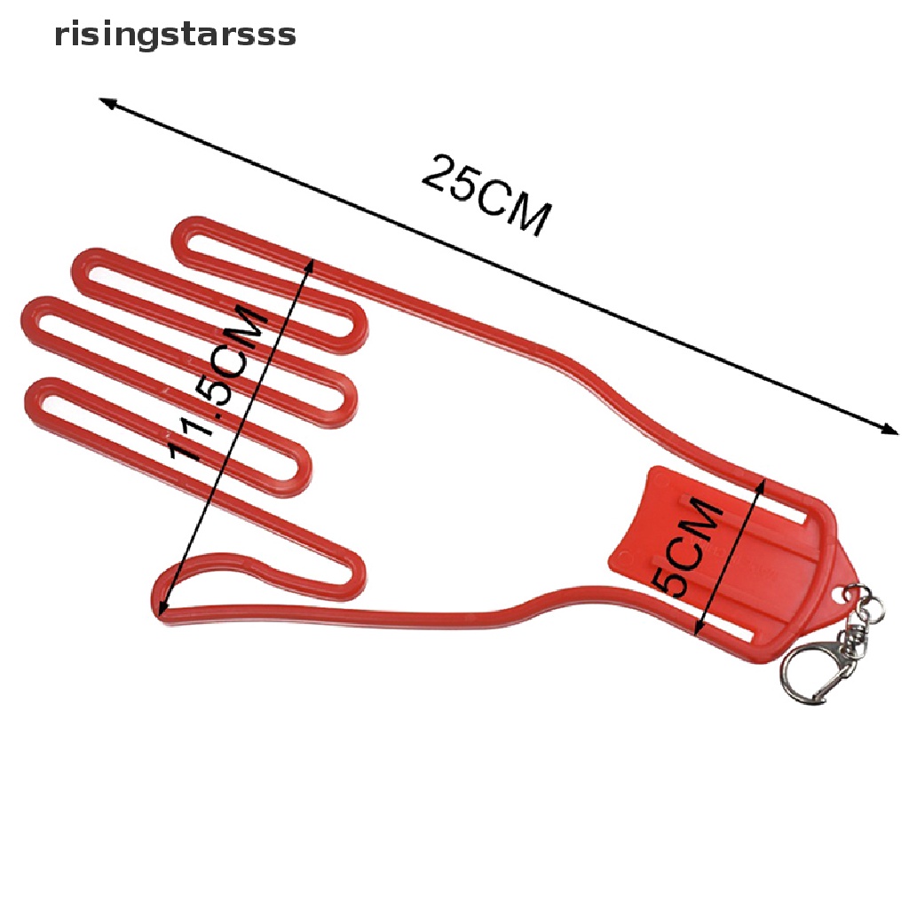 Rsid Span-new 1pc Sarung Tangan Golf Stretcher Holder Keeper Gantungan Sarung Tangan Penyangga Frame Aksesoris Jelly