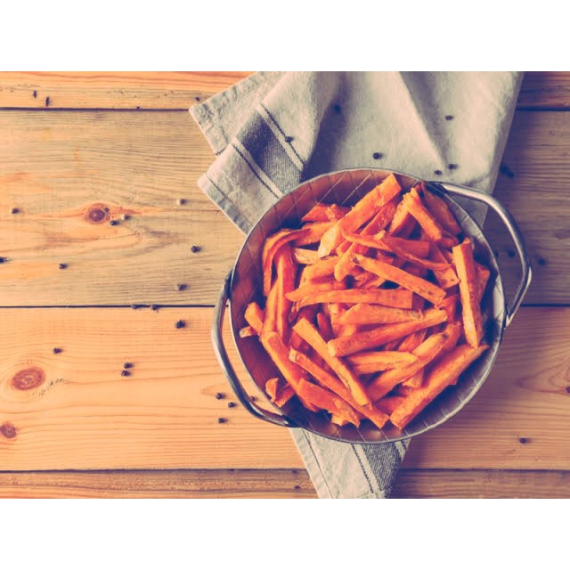 

Frozen sweet potato coated fries ubi goreng 500 gram