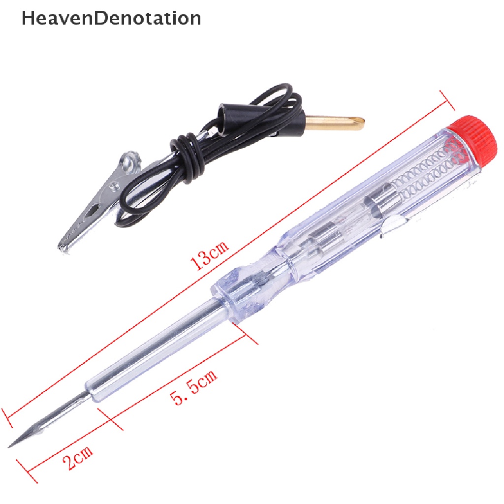 [HeavenDenotation] Tester Sirkuit Tegangan Mobil Untuk 6V/24V DC System Probe Conuity Auto Test Light  Hdv