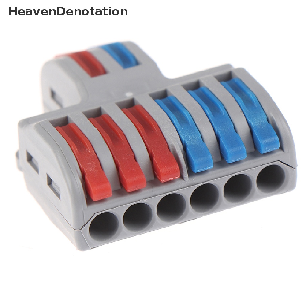 [HeavenDenotation] Spring Lever Terminal Block Konektor Kawat Kabel Listrik PCT-222 SPL-62 SPL kq HDV