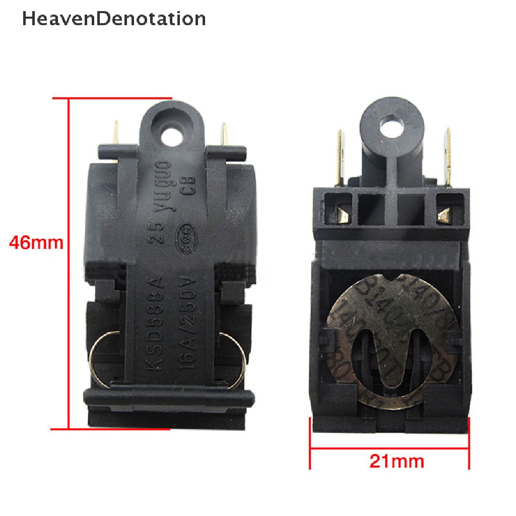 [Denotasi Surga] 2PCS Daya 13A/16A ​Teko Listrik Thermostat Switch Steam Aksesoris Dapur HDV