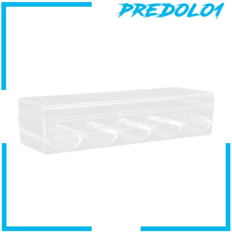 [Predolo1] Tray Keripik Akrilik Tahan 100kikir 5sekat Shockproof Untuk Keluarga
