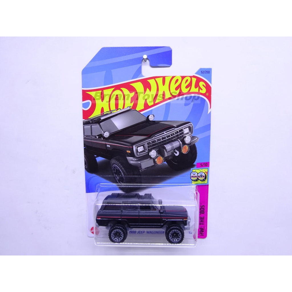 Hot Wheels 1988 JEEP Wagoneer HItam