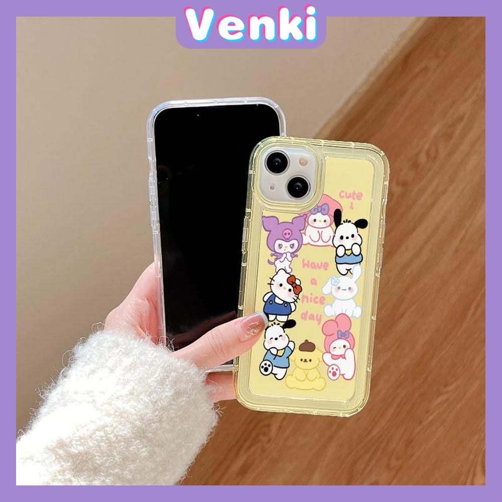 Case For iPhone 14 Pro Max Soft TPU Jelly Airbag Case Cute Cartoon Camera Protection Shockproof For iPhone 14 13 12 11 Plus Pro Max 7 Plus X XR