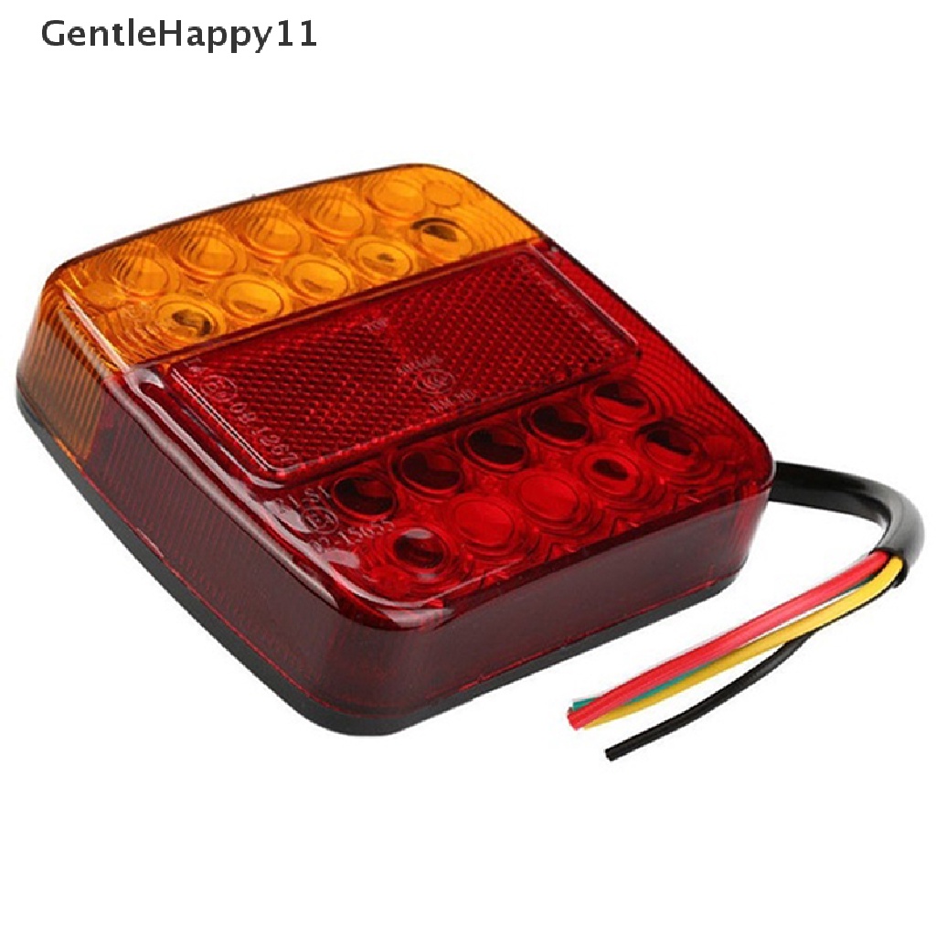 Gentlehappy Trailer Truck 20LED Lampu Belakang Rem Stop Sein Indikator Lampu Lampu 12V id