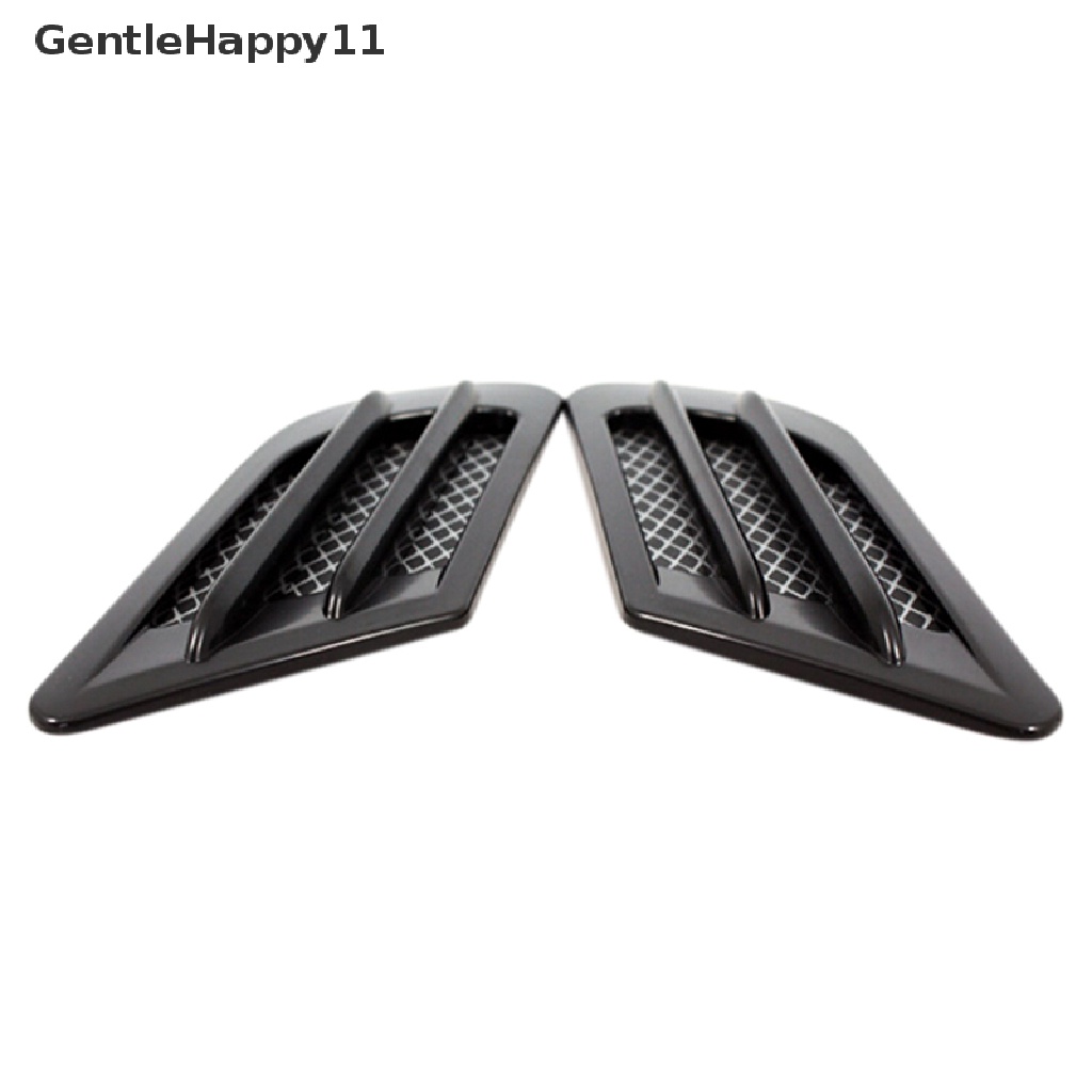 Gentlehappy Car Side Air Flow Vent Hole Cover Fender Intake Grille Duct Stiker Dekorasi id