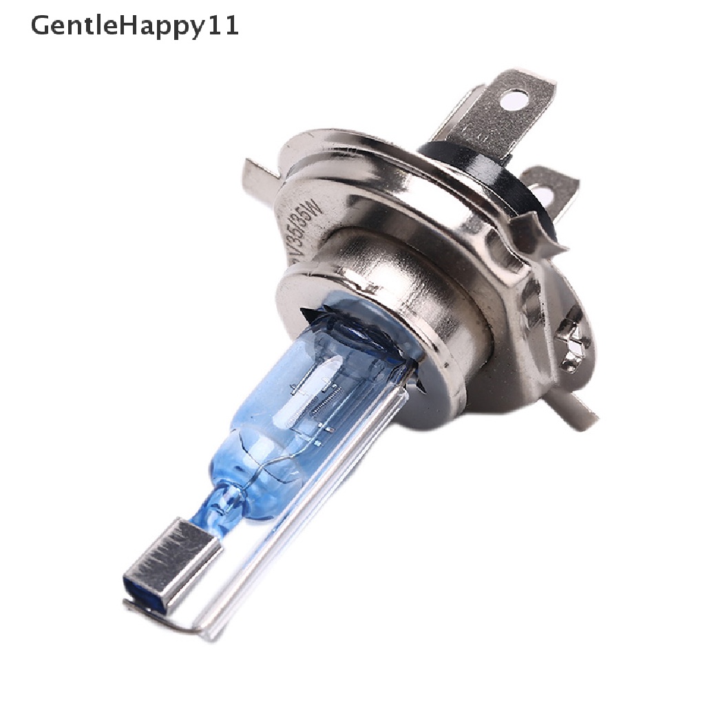 Gentlehappy Mobil 12V H4 3cakar 35W 6000K Xenon HID White Headlight Haen Light Bulb Lampu id