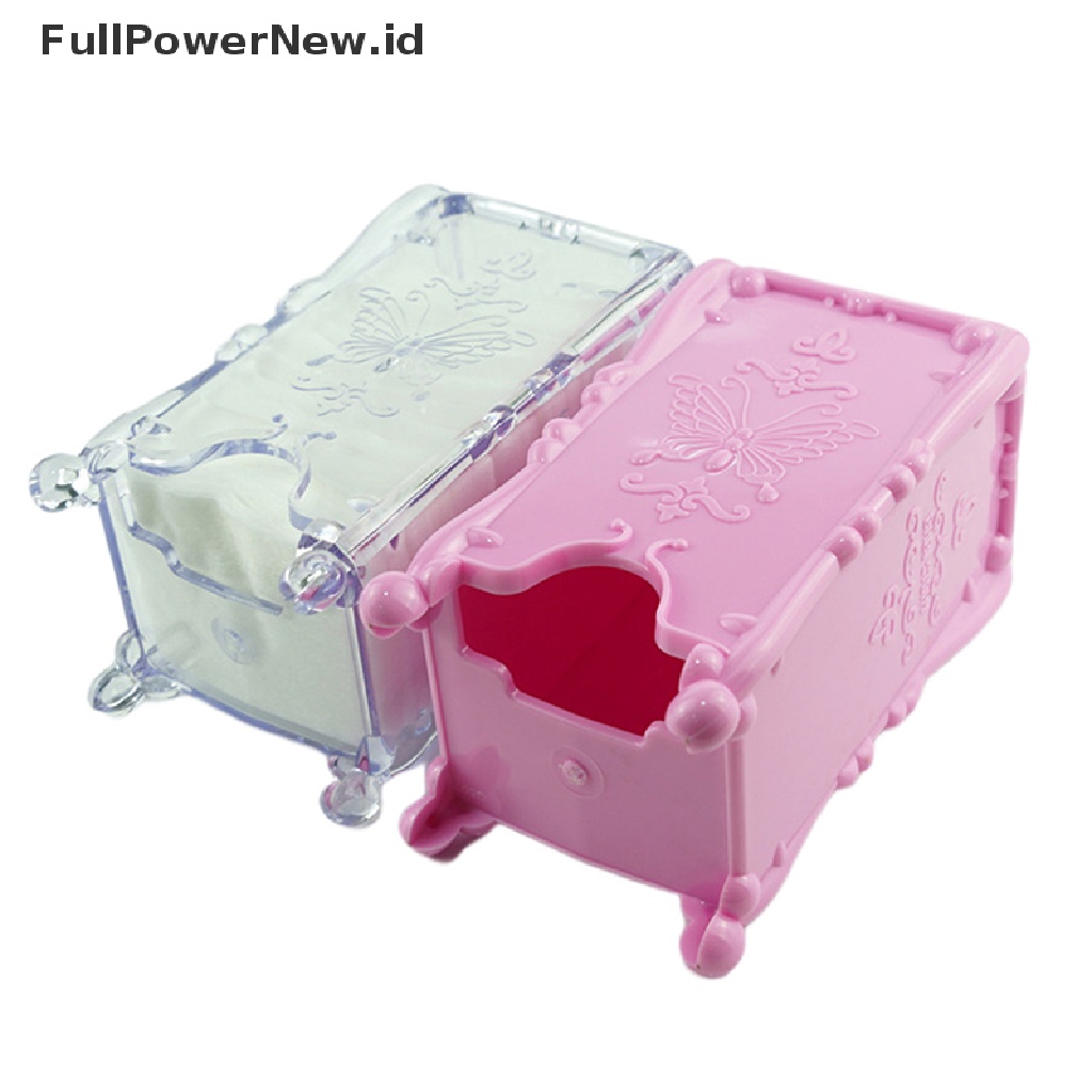 Power Organizer Kosmetik Makeup Cotton Pad Swab Case Holder Kotak Penyimpanan Wadah Alat ID