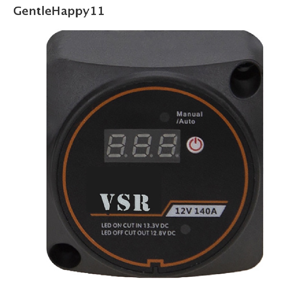 Gentlehappy Digital Display Voltage Sensitive Split Charge Relay VSR 12V 140A Untuk Kemping Mobil RV Yacht Steamer Smart Dual Isolator id