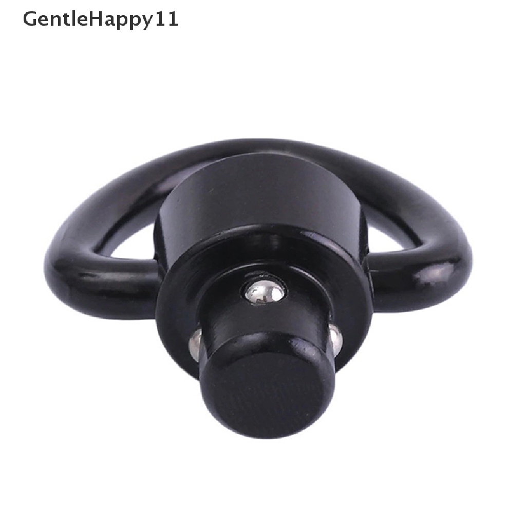 Gentlehappy 2PCS/Set Rifle Push Button QD Release Sling Swivel Mount Ring Dengan Swivel Mount id