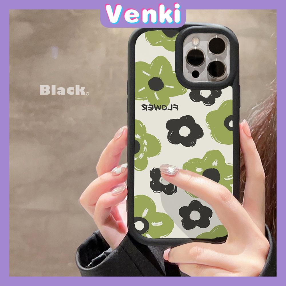 Case fo iPhone 11 Pro Max TPU Soft Case Frosted Bubble Case Cute Green Floral Camera Protection Shockproof For iPhone 14 13 12 11 Plus Pro Max 7 Plus X XR