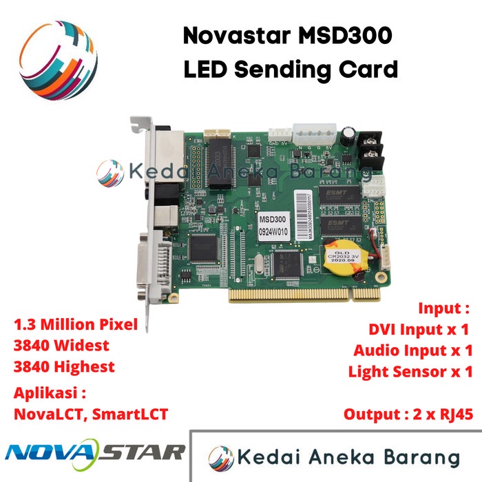 Novastar MSD300 MSD 300 LED Videotron Controller Sending Card