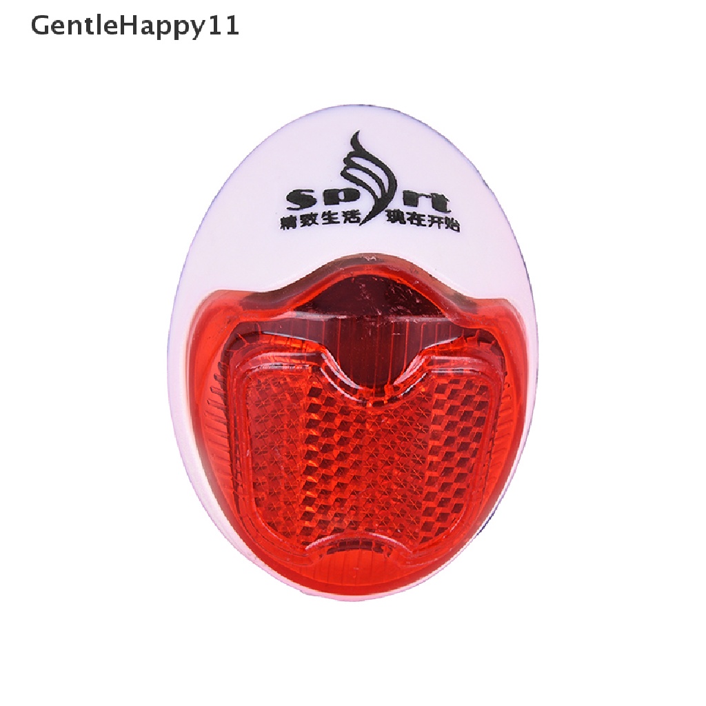 Gentlehappy Bicycle Sepeda Spakbor Belakang Safety Warnning Reflektor Tail Cycling Warning Light id