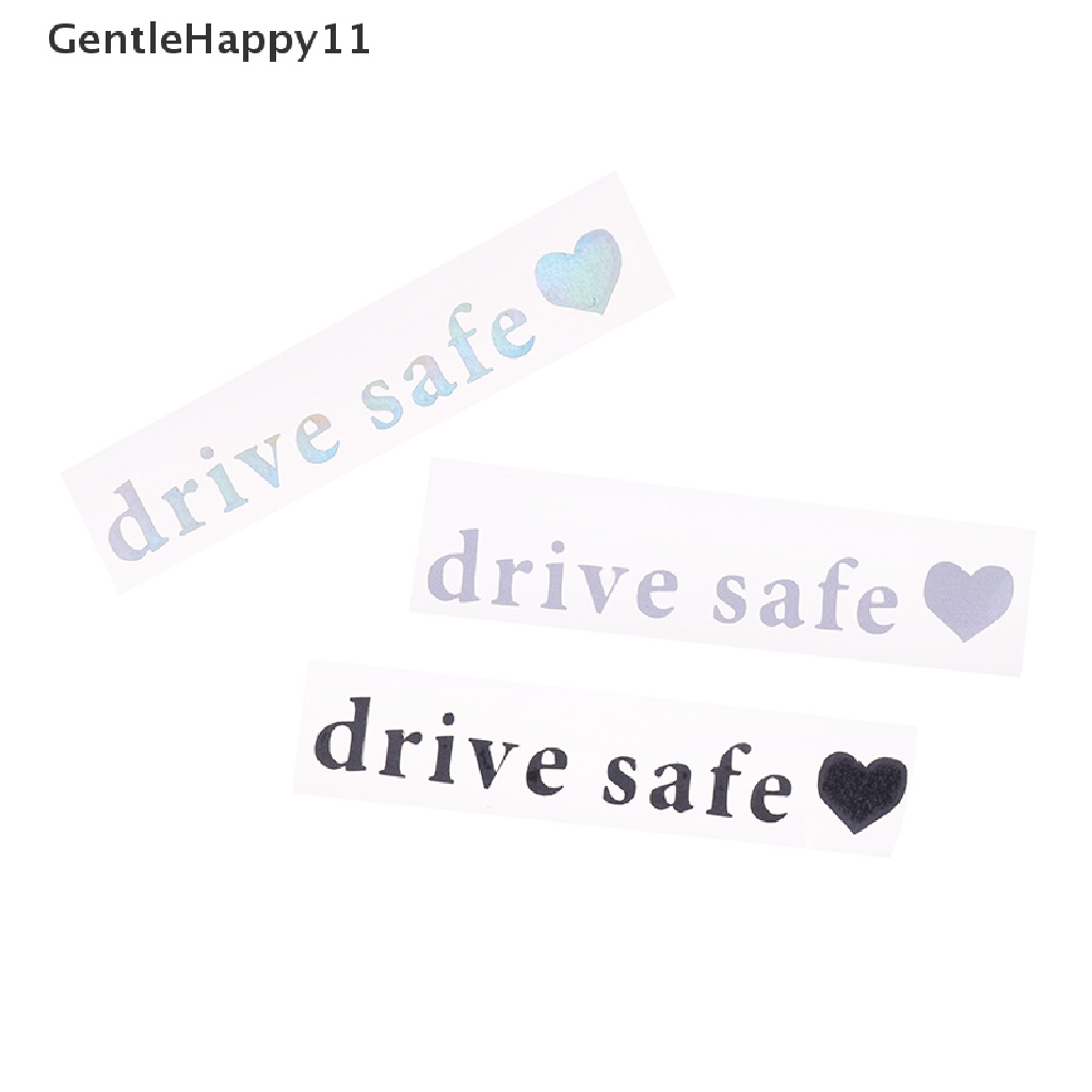 Gentlehappy 1Pc Drive Safe Tips Stiker Mobil Cermin Hias Stiker Vinyl Anti Air id