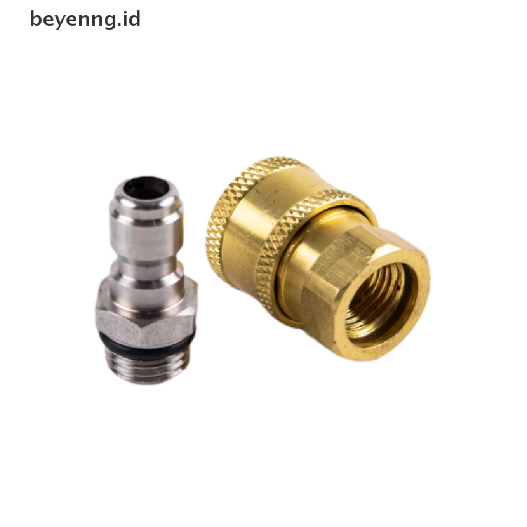 Beyen Adaptor Konektor Mesin Cuci Tekanan Tinggi1Per4 &quot;Female Quick Connect M14 * 1.5 Thread ID