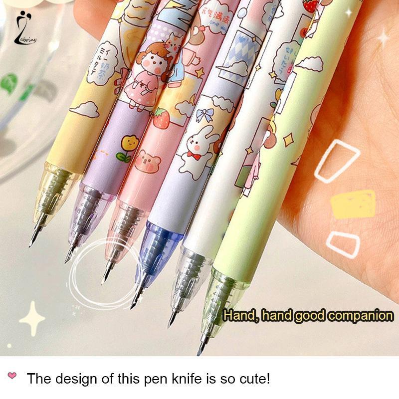 

Mini Cutter Pen Cutter Stike Kartun Lucu Mini pulpen Cutter Pena Pisau Stiker Z